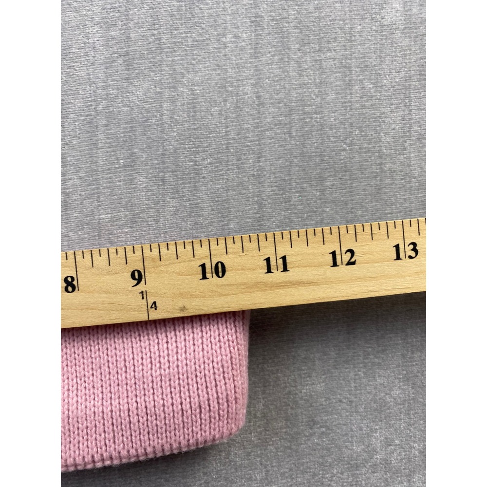 The North Face Pink Knit Headband Embroidered Logo Winter Ear Warmer One Size - Picture 2 of 3